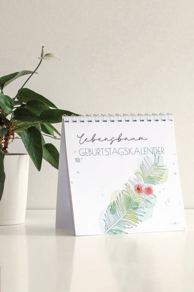Geburtstags-Stehkalender "Lebensbaum" - monQu