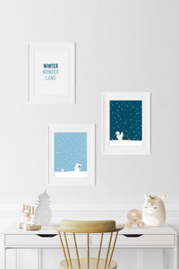 Adventposter-Set "Winter Wonder Land" - monQu