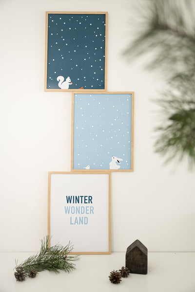 Adventposter-Set "Winterwonderland" - monQu